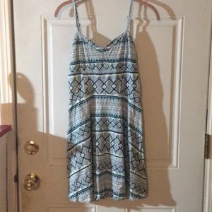 Aeropostale spaghetti strap Aztec print dress SZ M